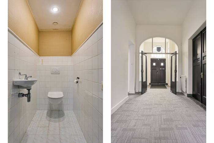 Sanitair · originele tegels en afwerking